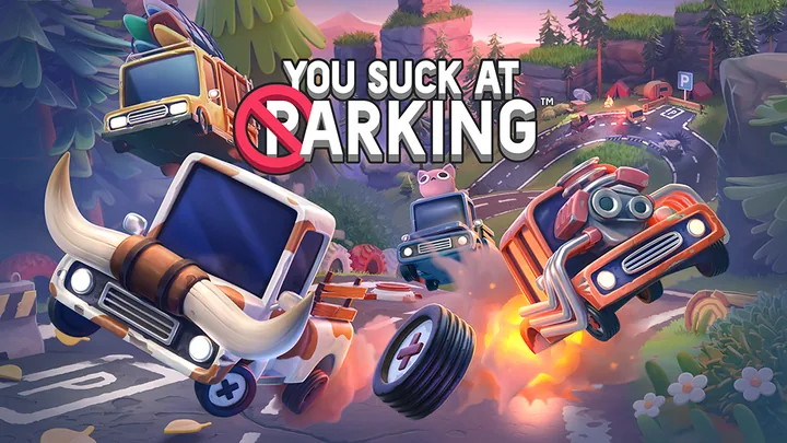 Cars competing in You Suck at Parking